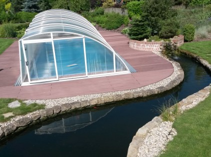Solární systém pro ohřev bazénu 35 m3